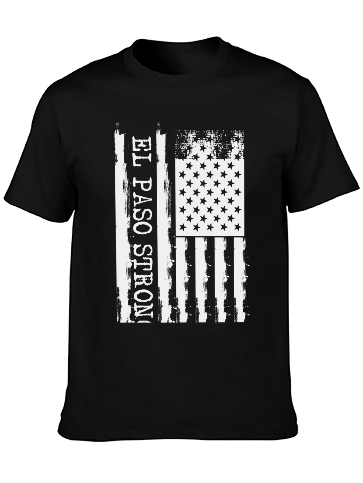 El Paso Strong American Flag Distressed T-Shirt product image 3