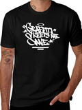 Graffiti Keeps Me Sane Black T-Shirt product image 1