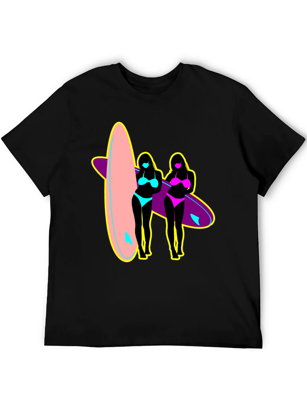 Surf Style Graphic Tee - Retro Summer Vibes product image 5