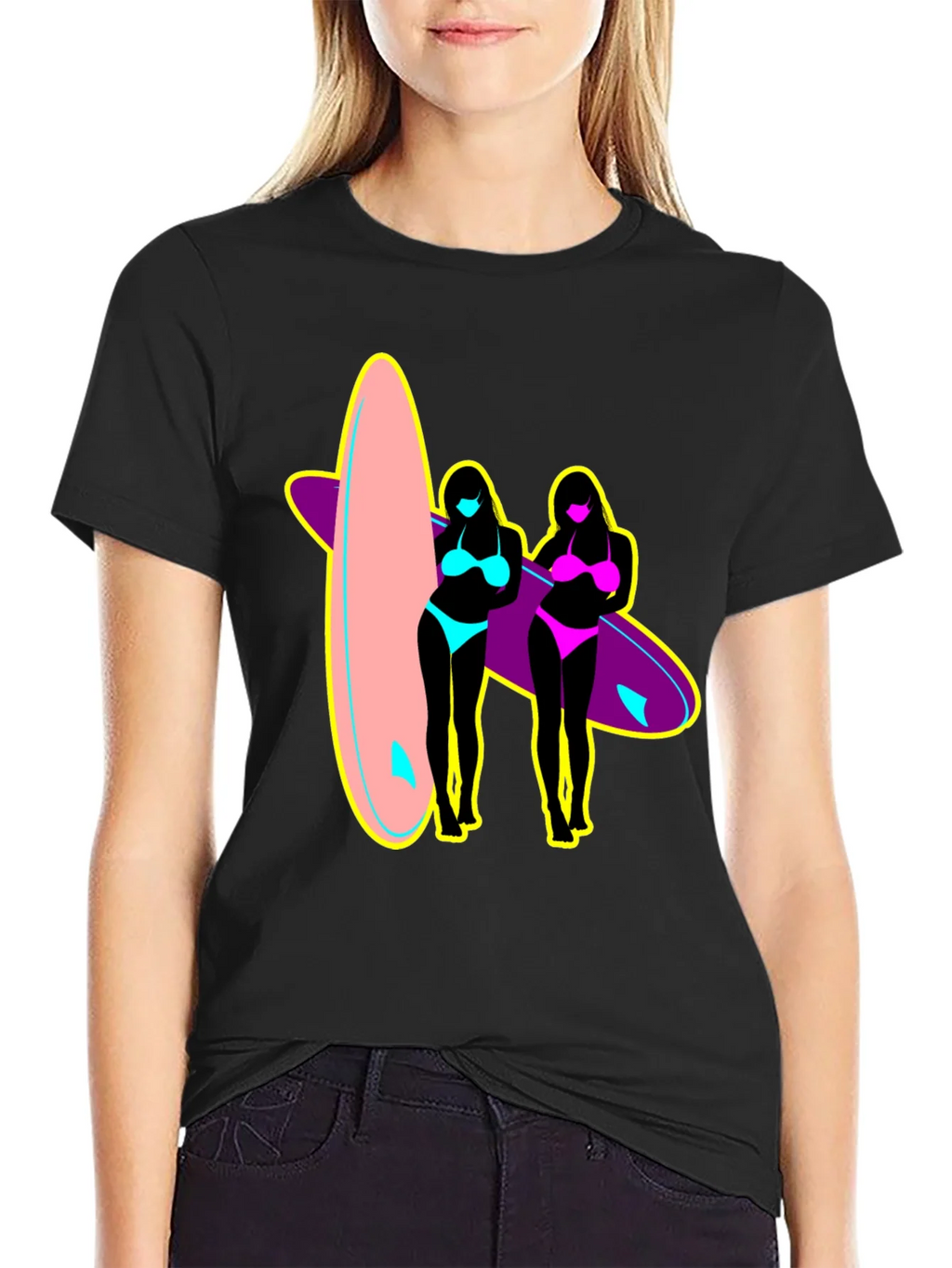Surf Style Graphic Tee - Retro Summer Vibes product image 2