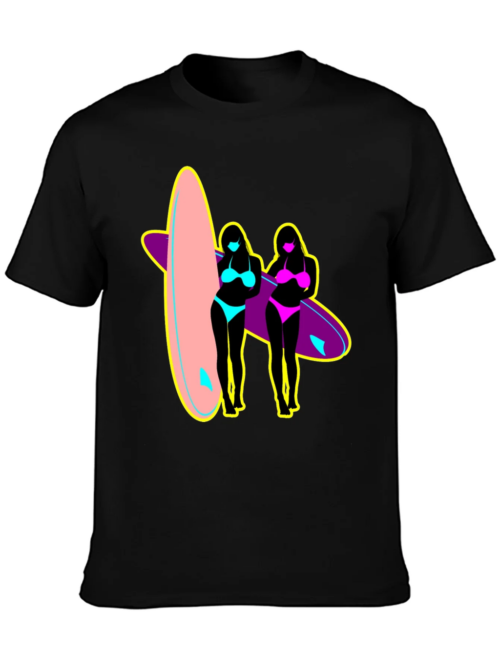 Surf Style Graphic Tee - Retro Summer Vibes product image 3