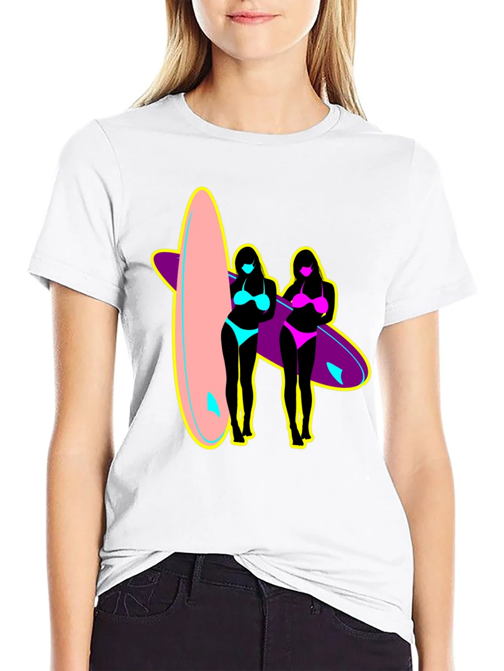 Surf Style Graphic Tee - Retro Summer Vibes product image 8