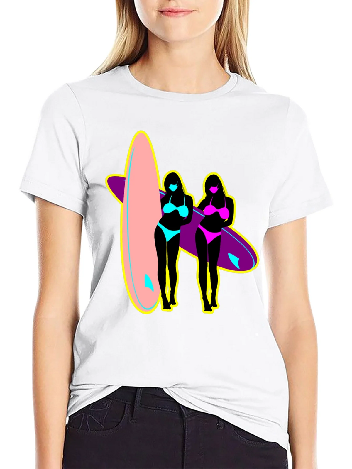 Surf Style Graphic Tee - Retro Summer Vibes product image 8