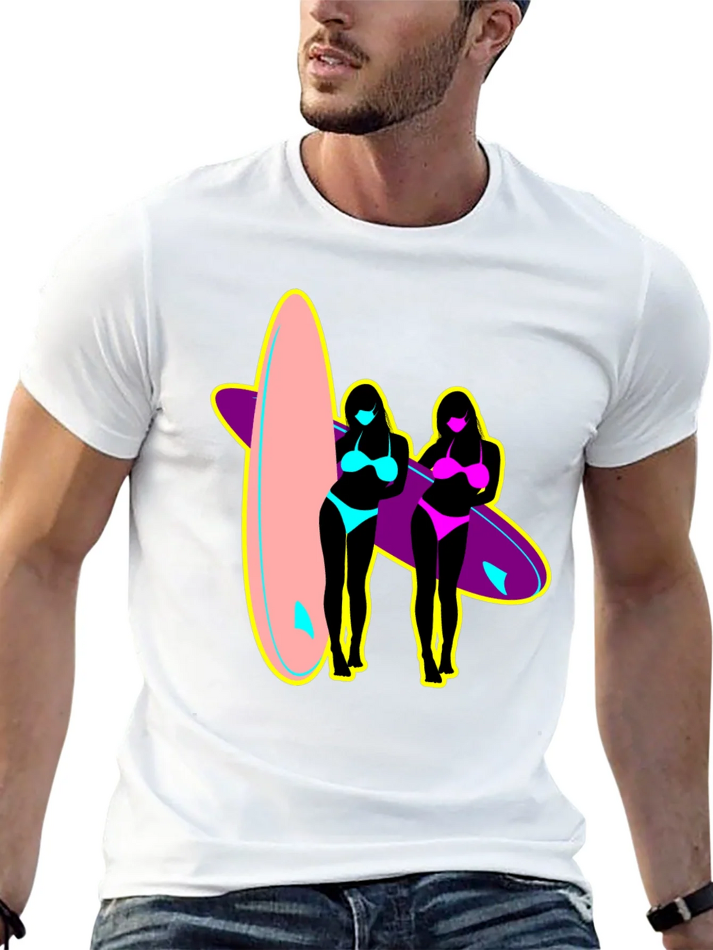 Surf Style Graphic Tee - Retro Summer Vibes product image 12