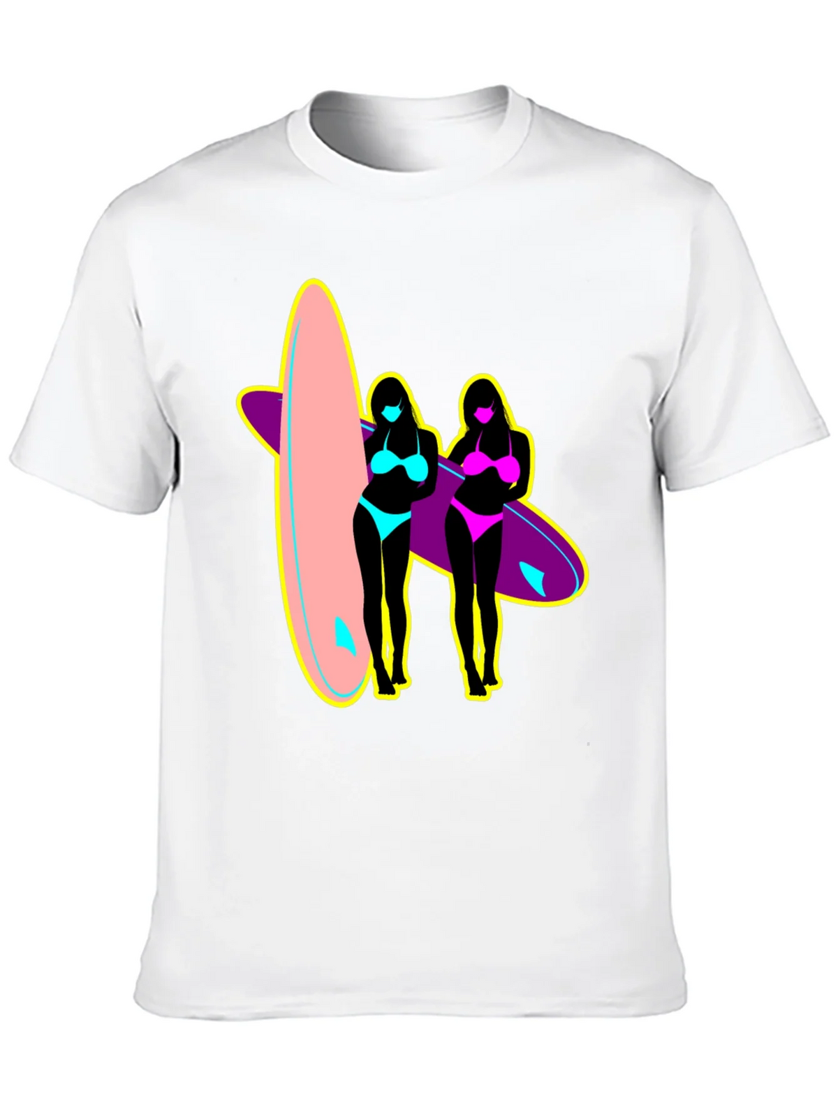 Surf Style Graphic Tee - Retro Summer Vibes product image 9