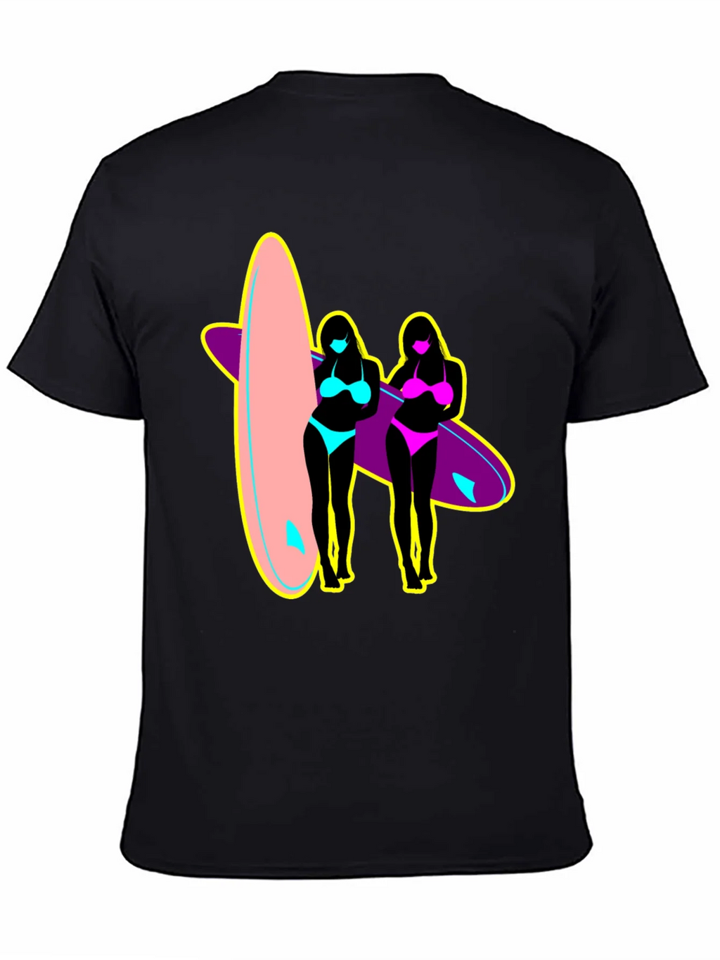 Surf Style Graphic Tee - Retro Summer Vibes product image 4