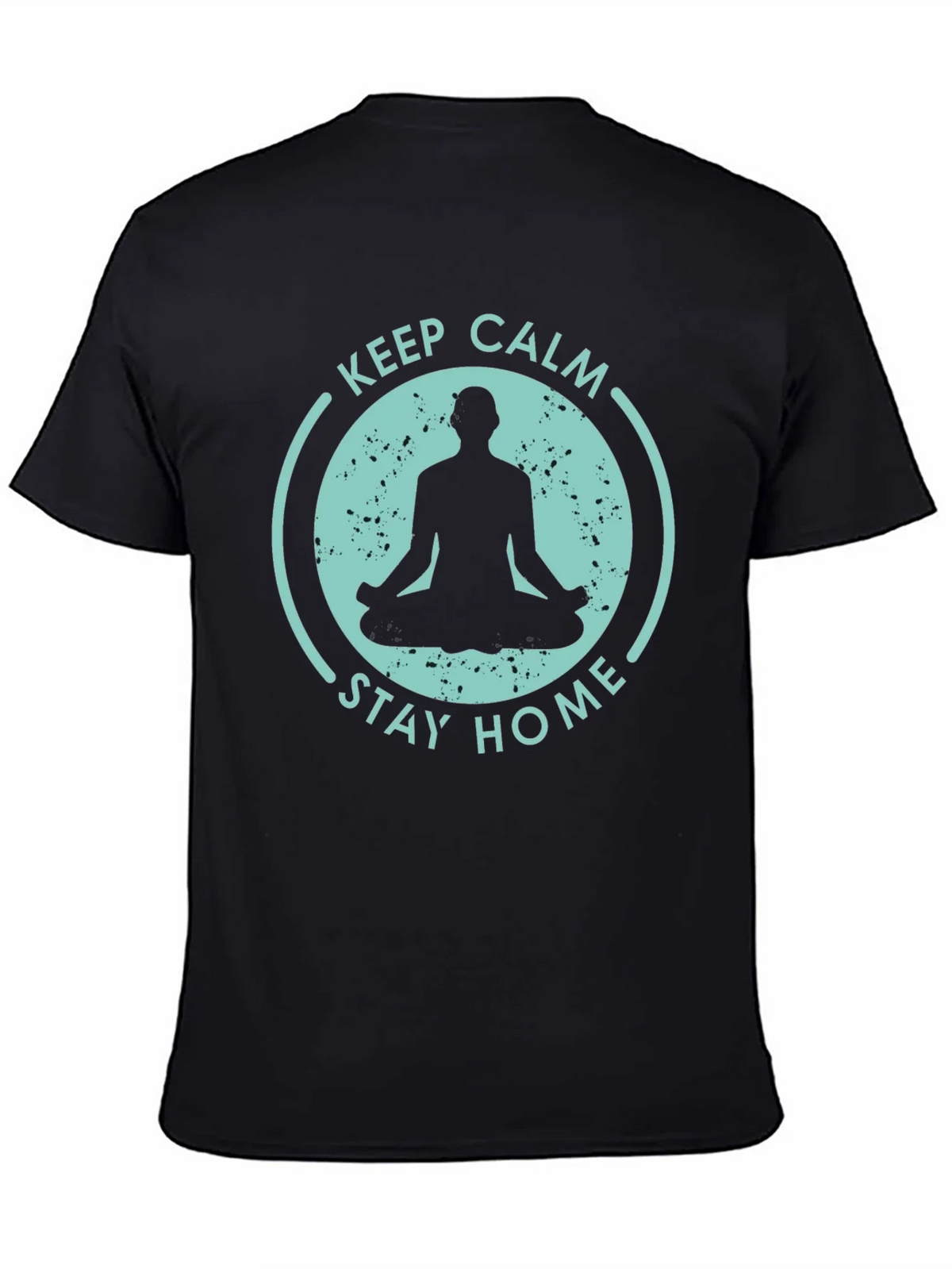Keep Calm Stay Home T-Shirt - Yoga Meditation Tee product image 2