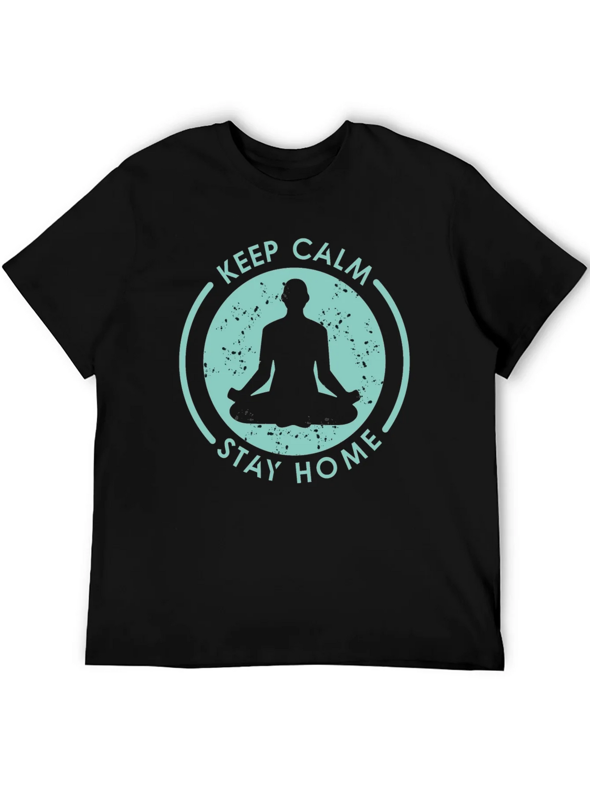 Keep Calm Stay Home T-Shirt - Yoga Meditation Tee product image 3