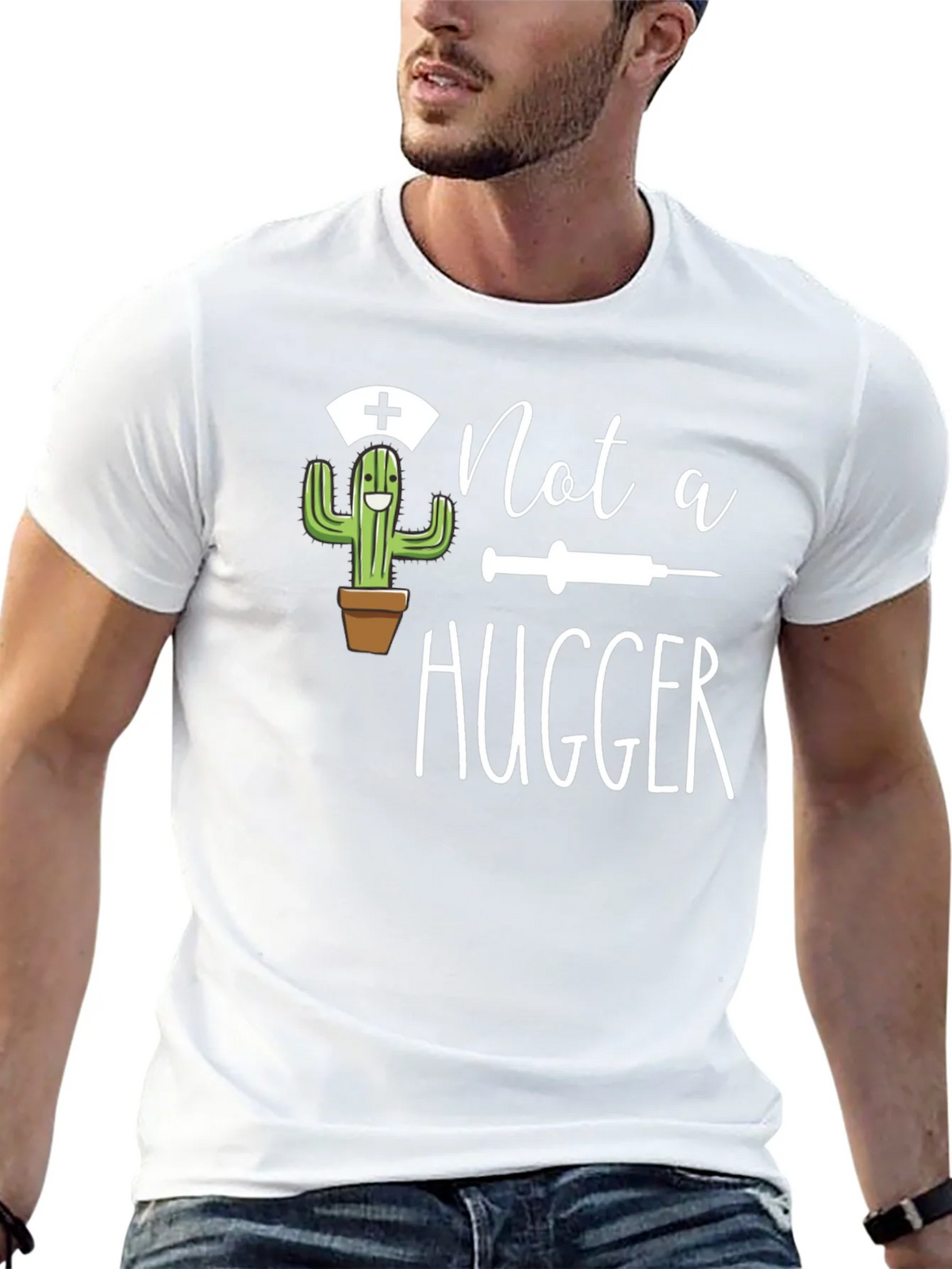 Not a Hugger Novelty T-Shirt product image 12
