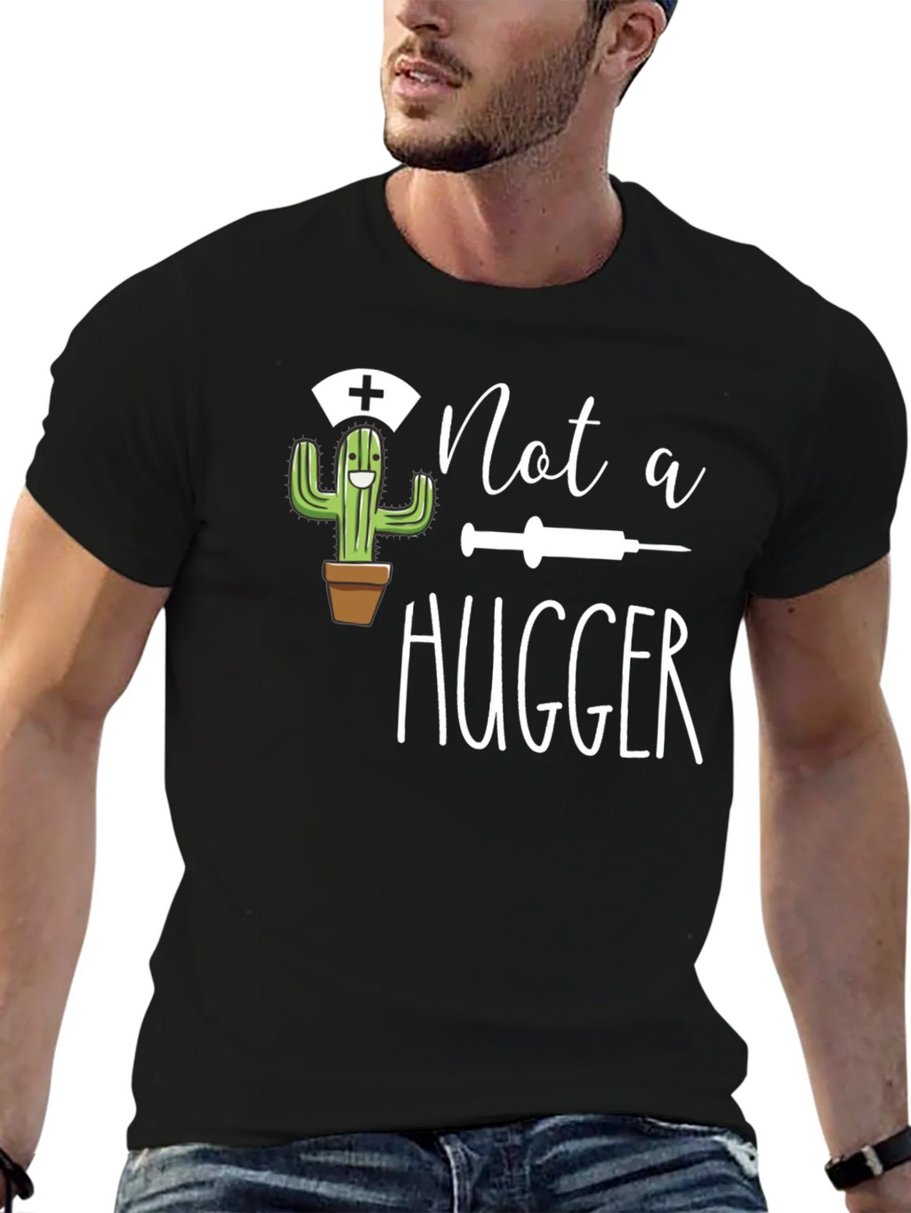 Not a Hugger Novelty T-Shirt product image 6