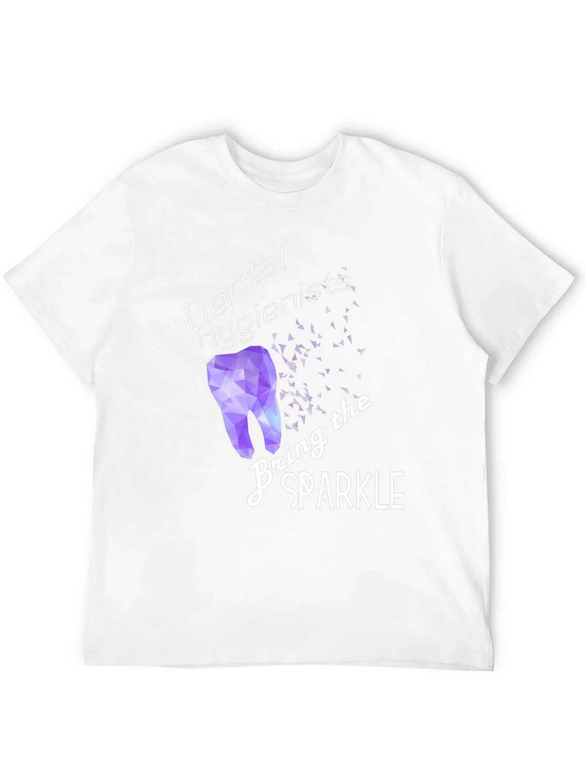 Dental Hygienist Sparkle T-Shirt - Black product image 9
