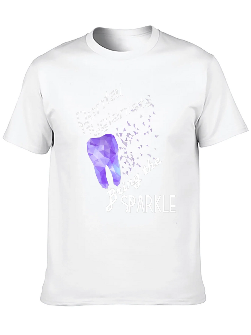 Dental Hygienist Sparkle T-Shirt - Black product image 7
