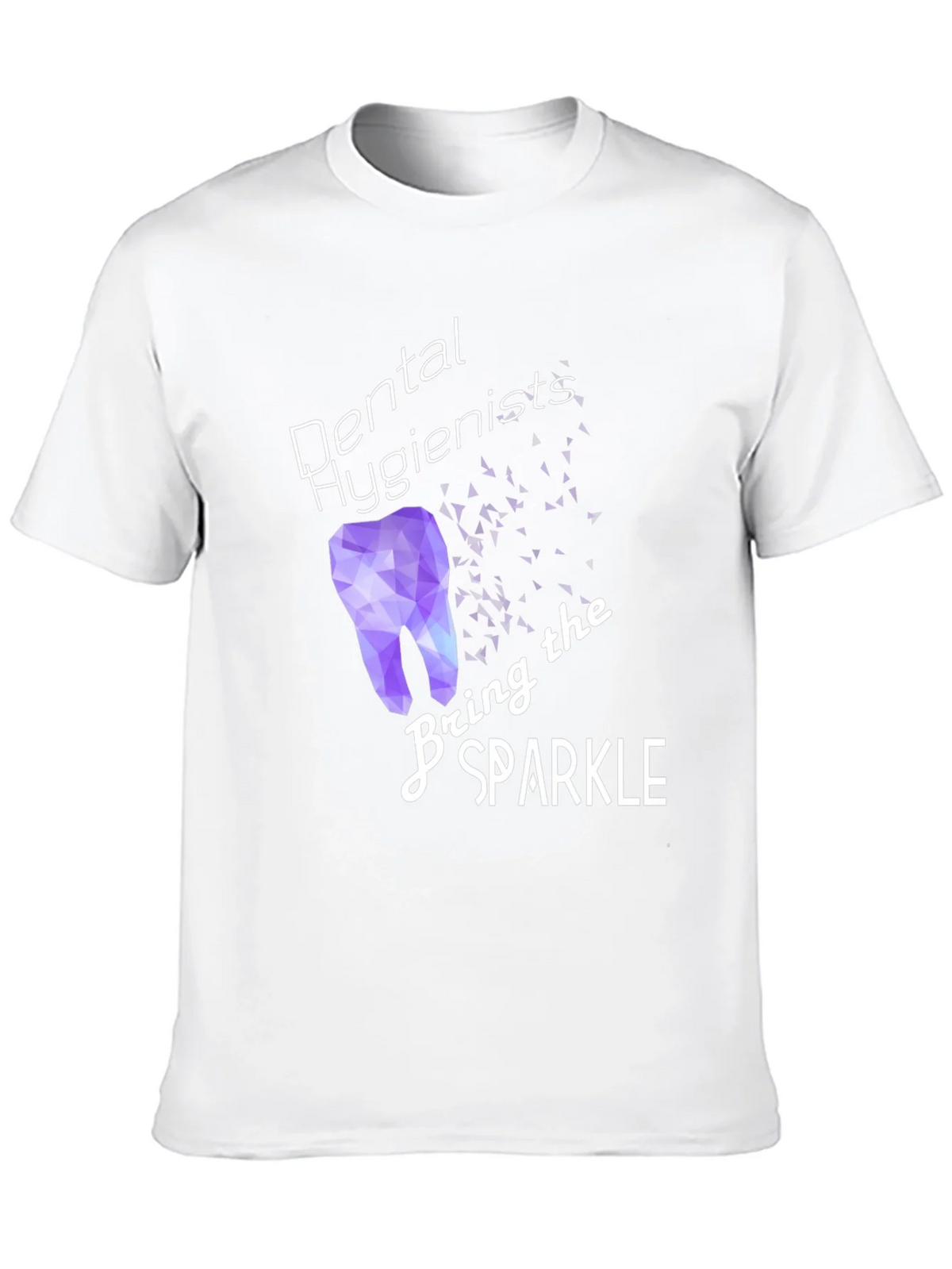 Dental Hygienist Sparkle T-Shirt - Black product image 7