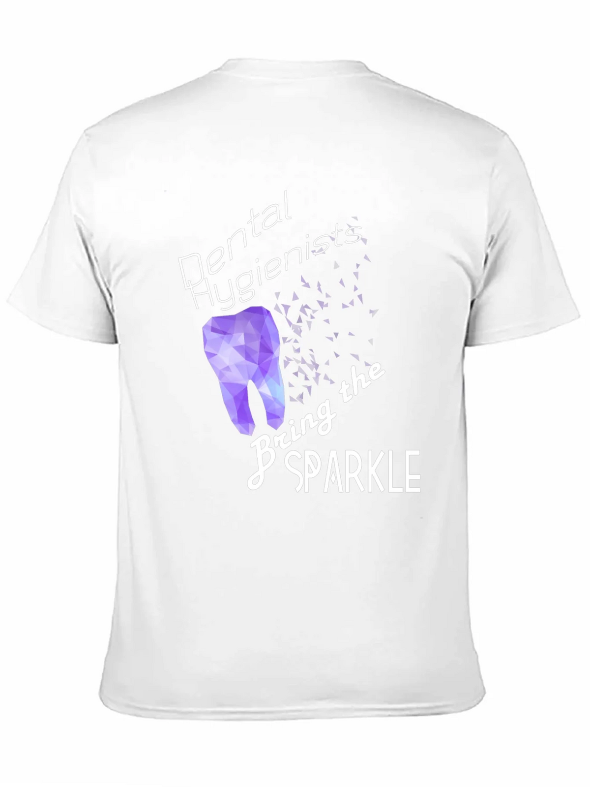 Dental Hygienist Sparkle T-Shirt - Black product image 8