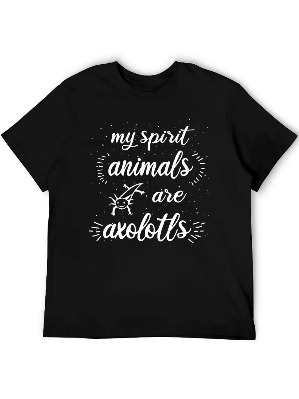 Axolotl Spirit Animal Graphic Tee - Unisex product image 5
