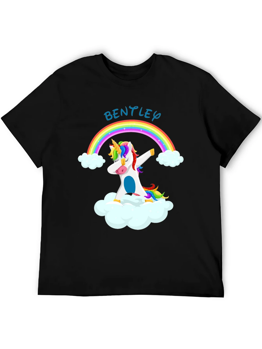 Unicorn Dabbing on Cloud T-Shirt - Bentley product image 5