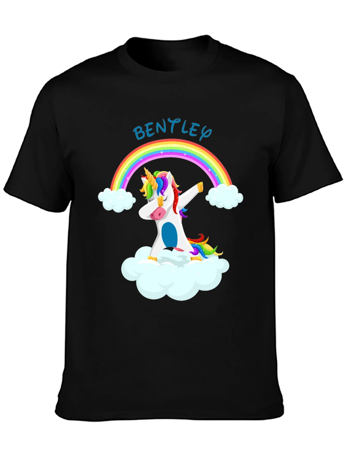 Unicorn Dabbing on Cloud T-Shirt - Bentley product image 3