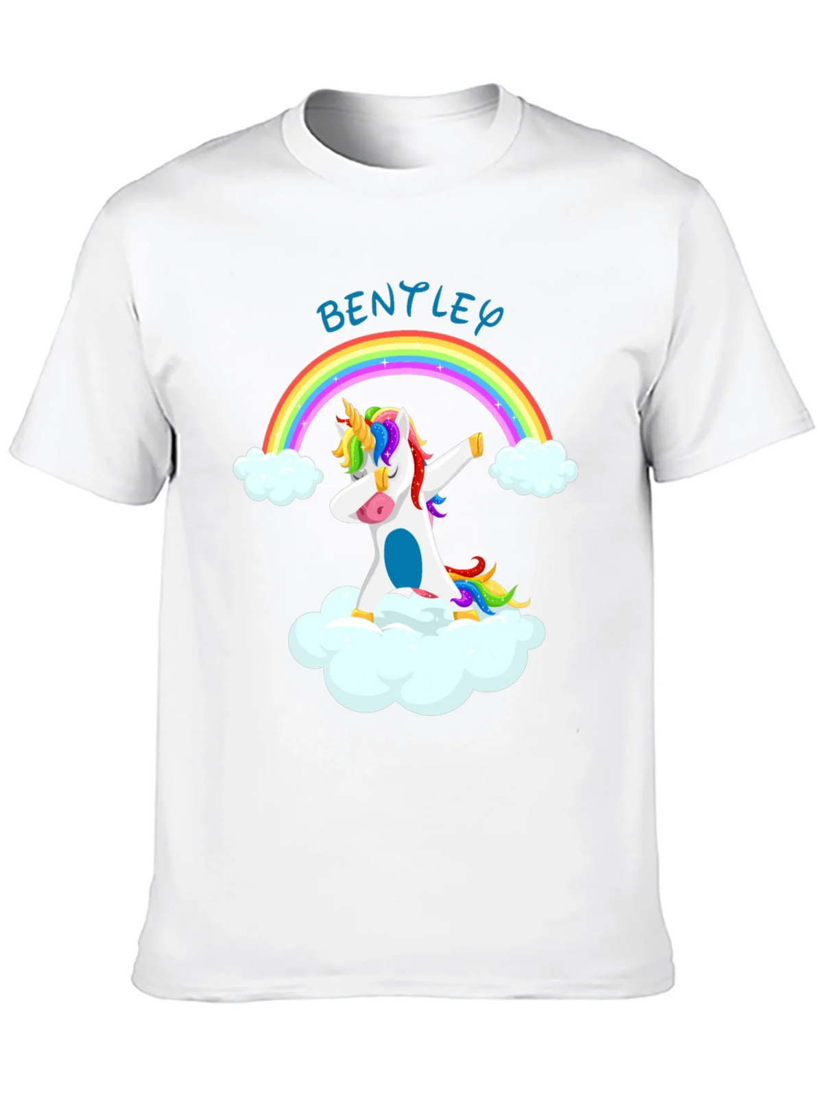 Unicorn Dabbing on Cloud T-Shirt - Bentley product image 9