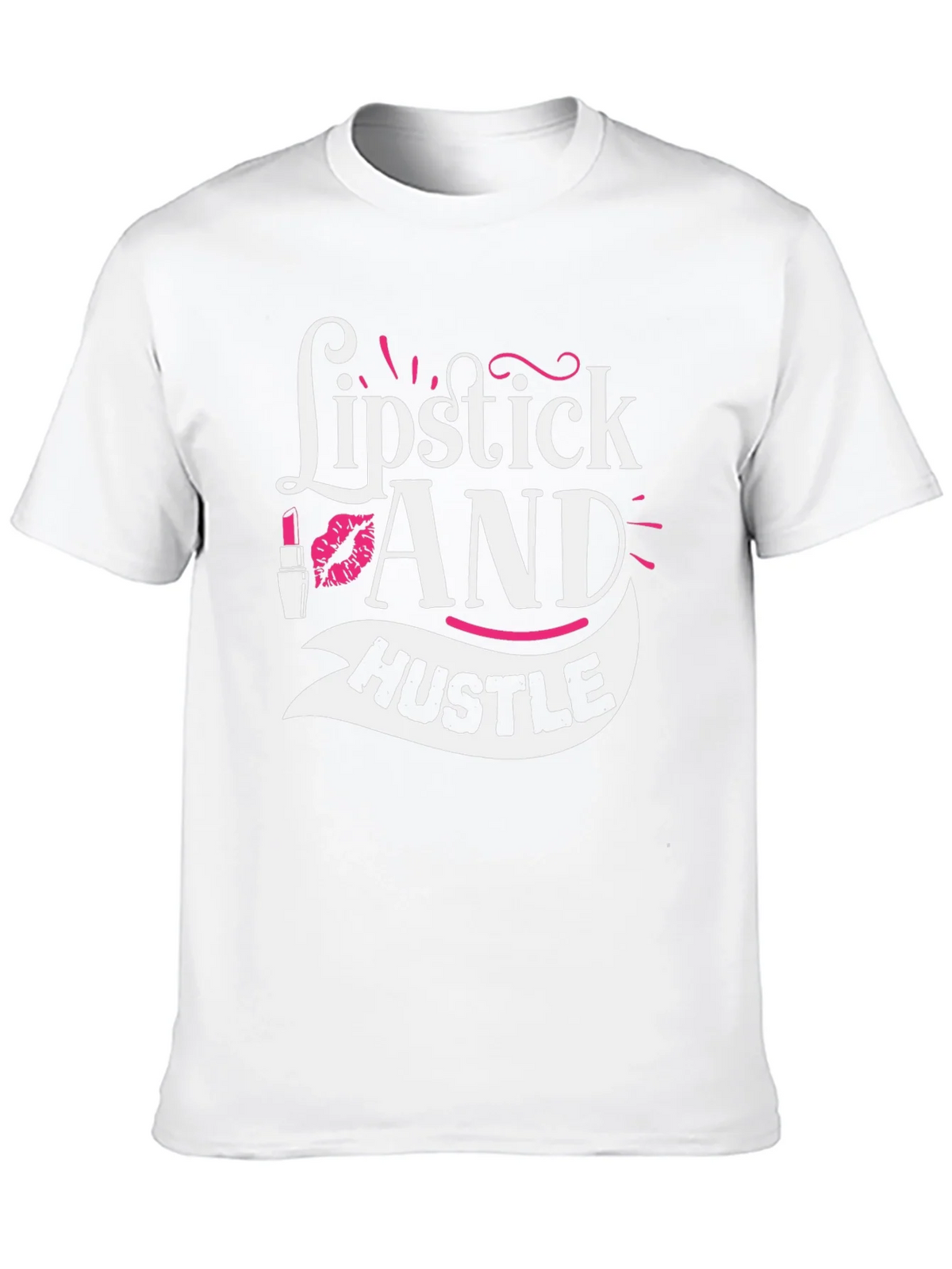 Lipstick and Hustle Graphic Tee - Black product image 9