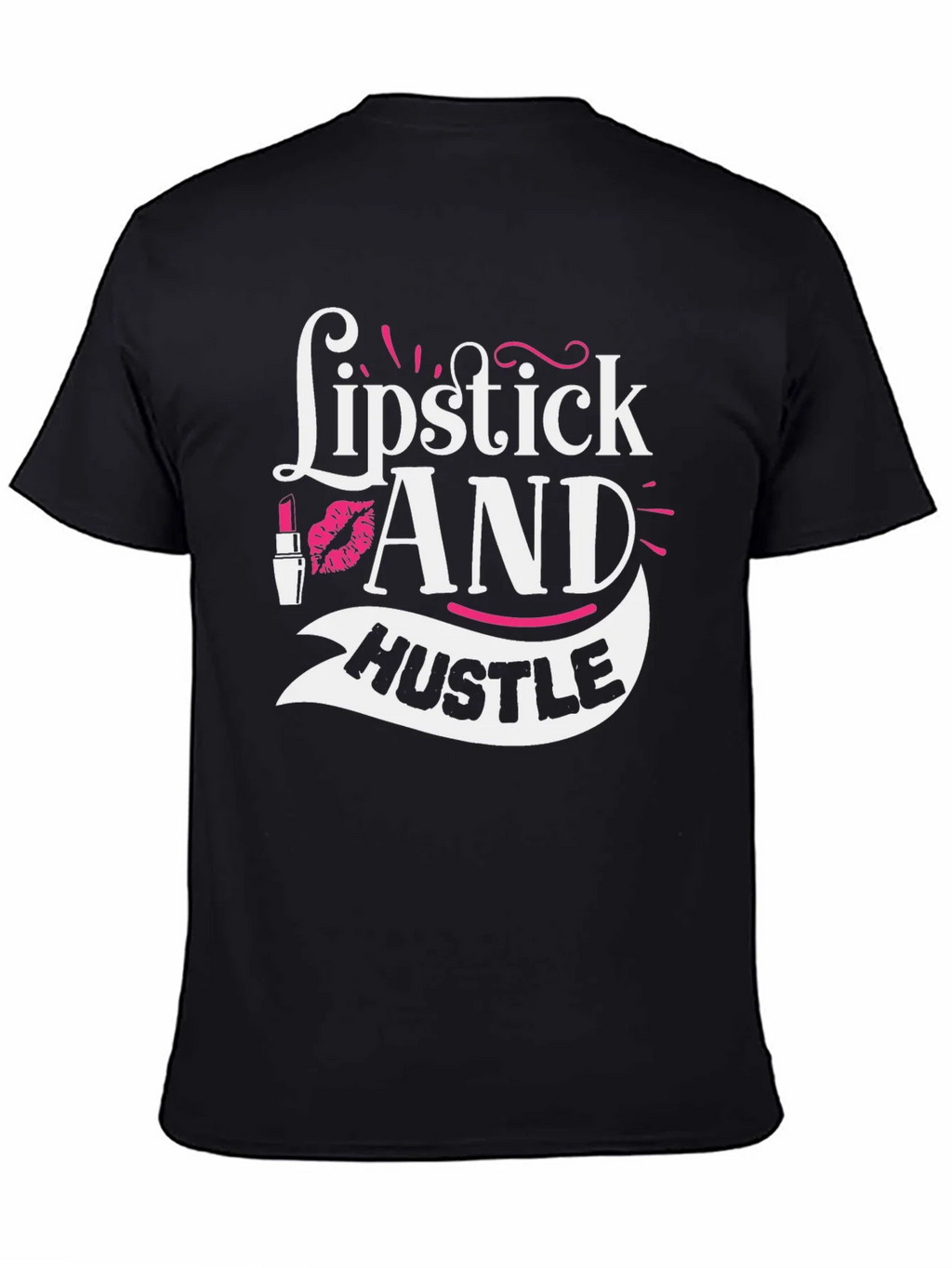 Lipstick and Hustle Graphic Tee - Black product image 4