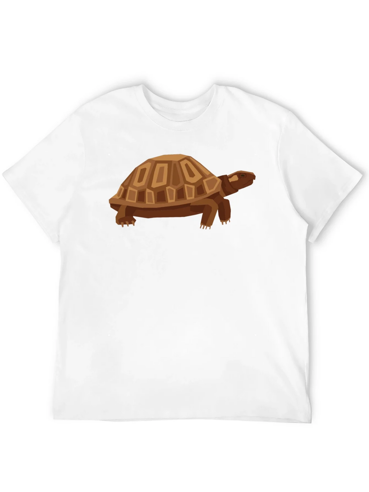 Geometric Turtle Graphic Tee - Casual Black Shirt product image 11