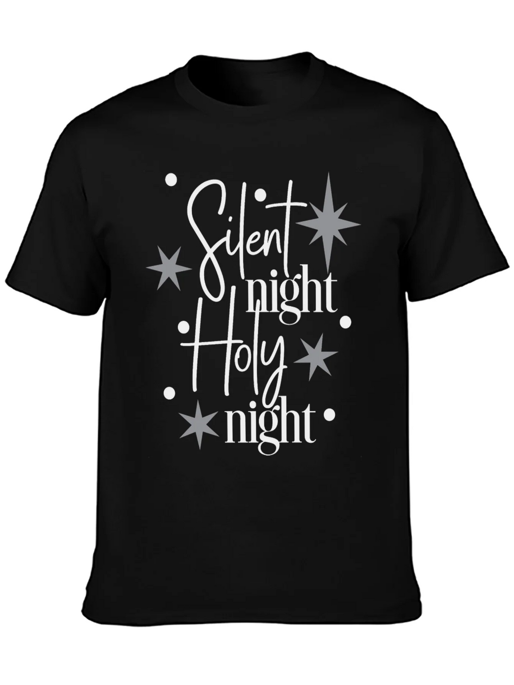 Silent Night Holy Graphic Tee product image 3