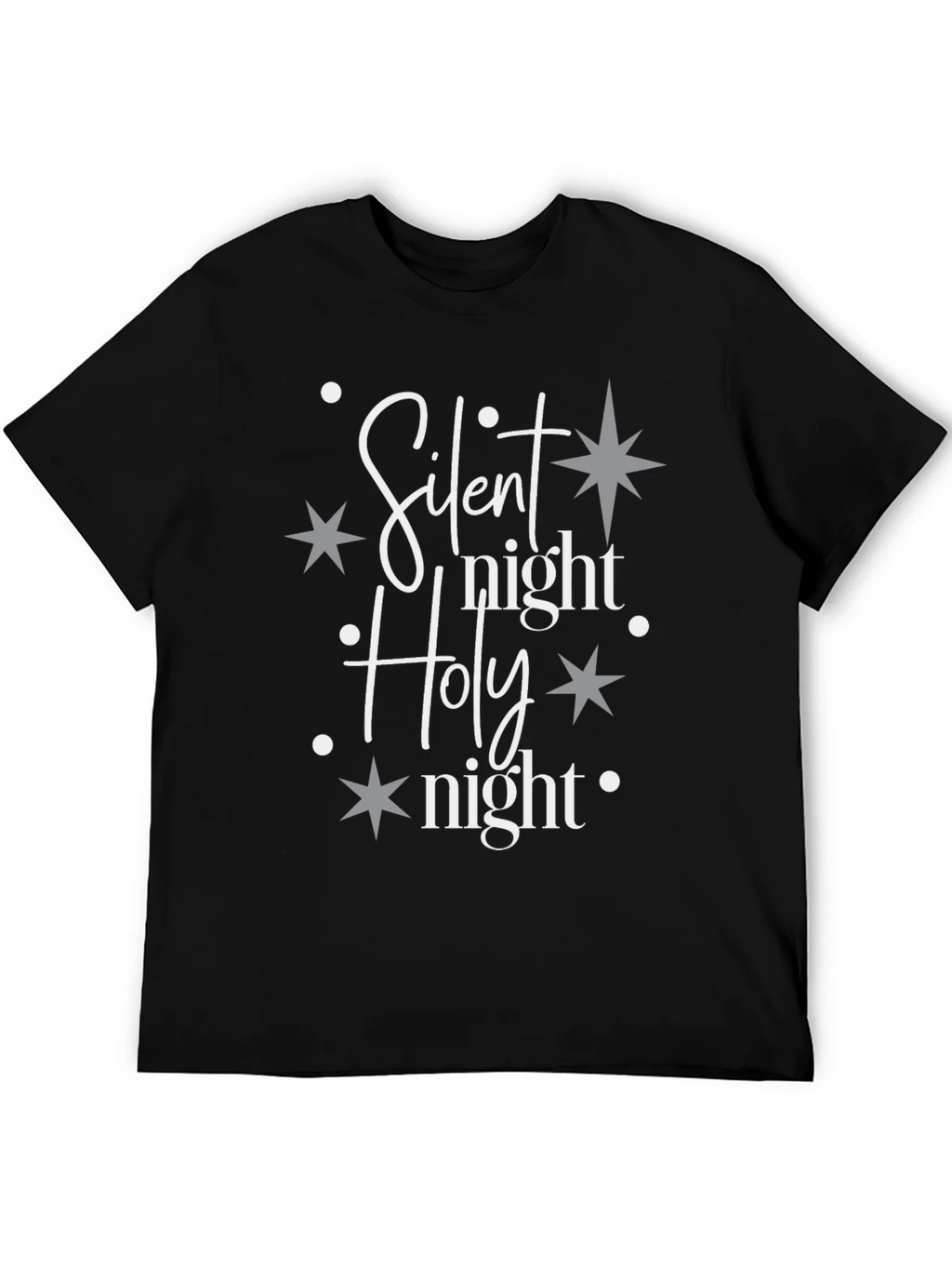Silent Night Holy Graphic Tee product image 5