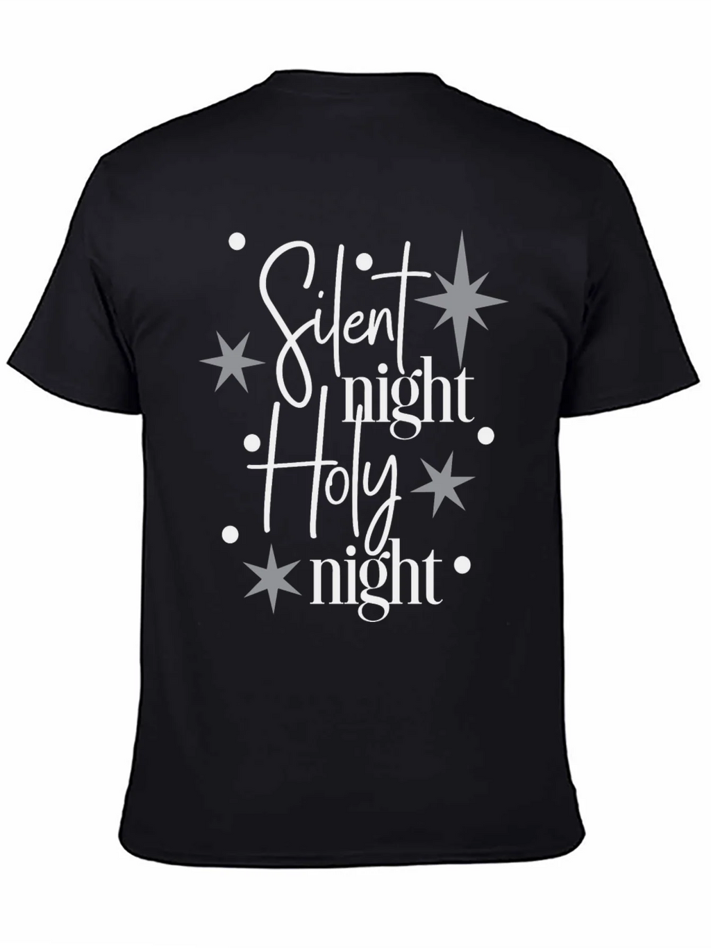 Silent Night Holy Graphic Tee product image 4