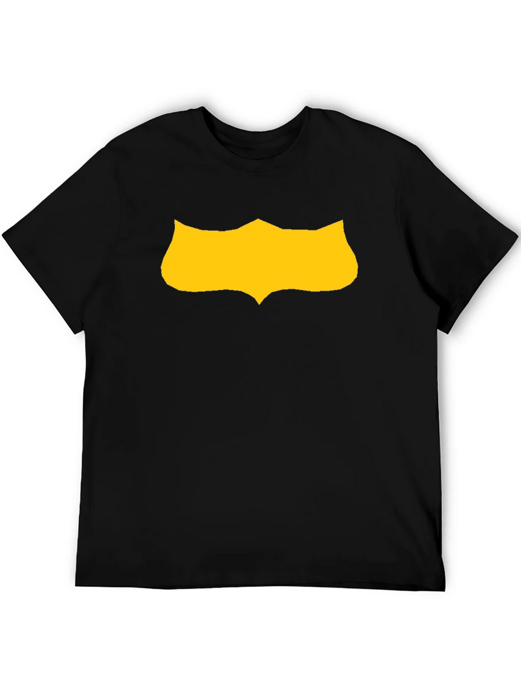 Black T-Shirt with Gold Shield Graphic product image 4
