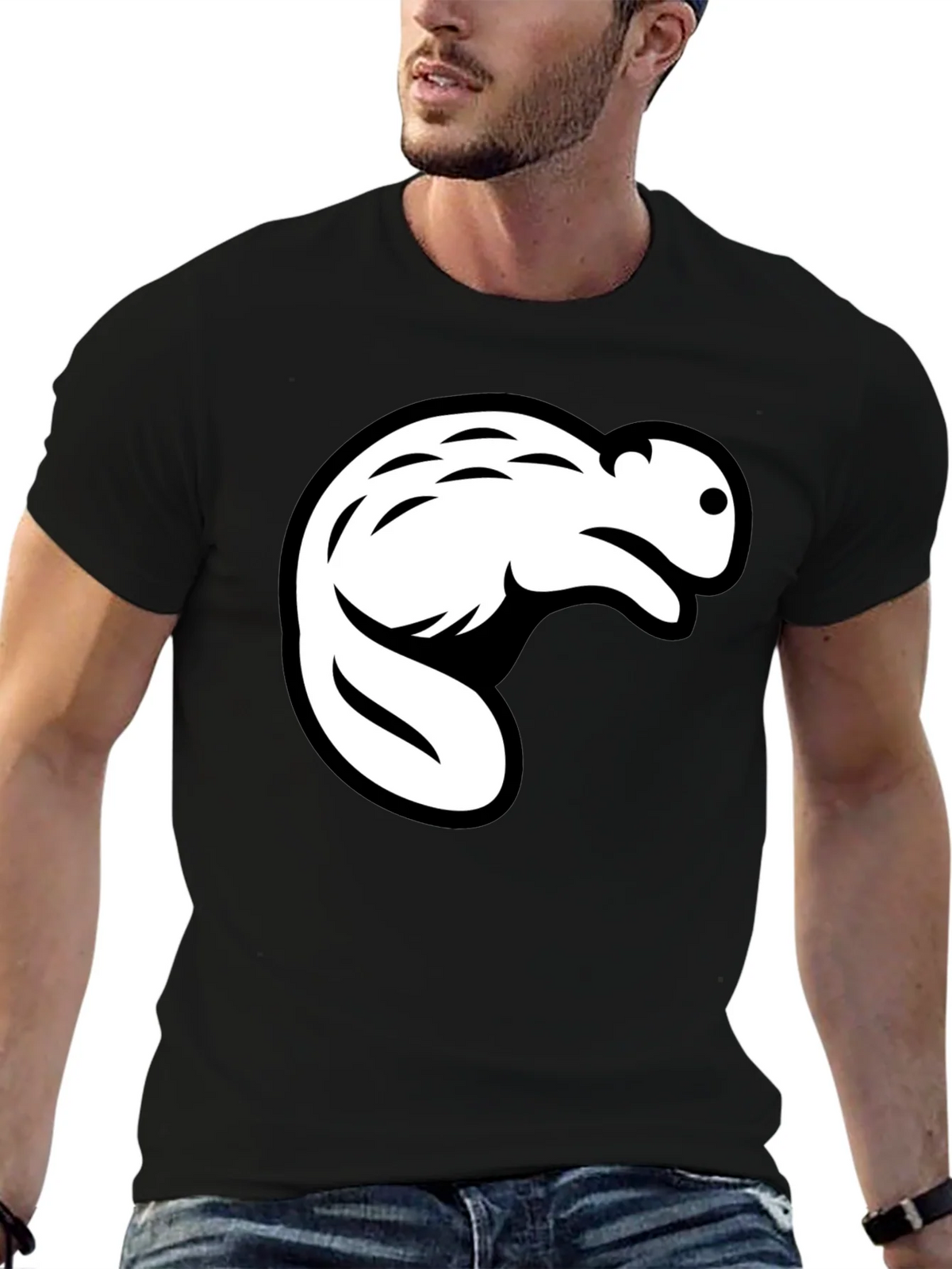 Beaver Graphic Tee - Mens Black T-Shirt product image 6