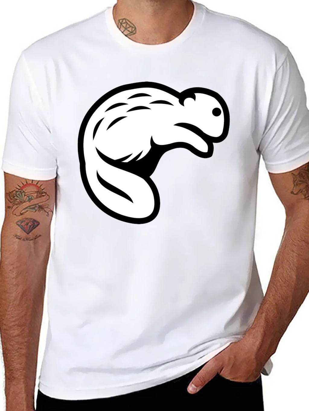 Beaver Graphic Tee - Mens Black T-Shirt product image 7