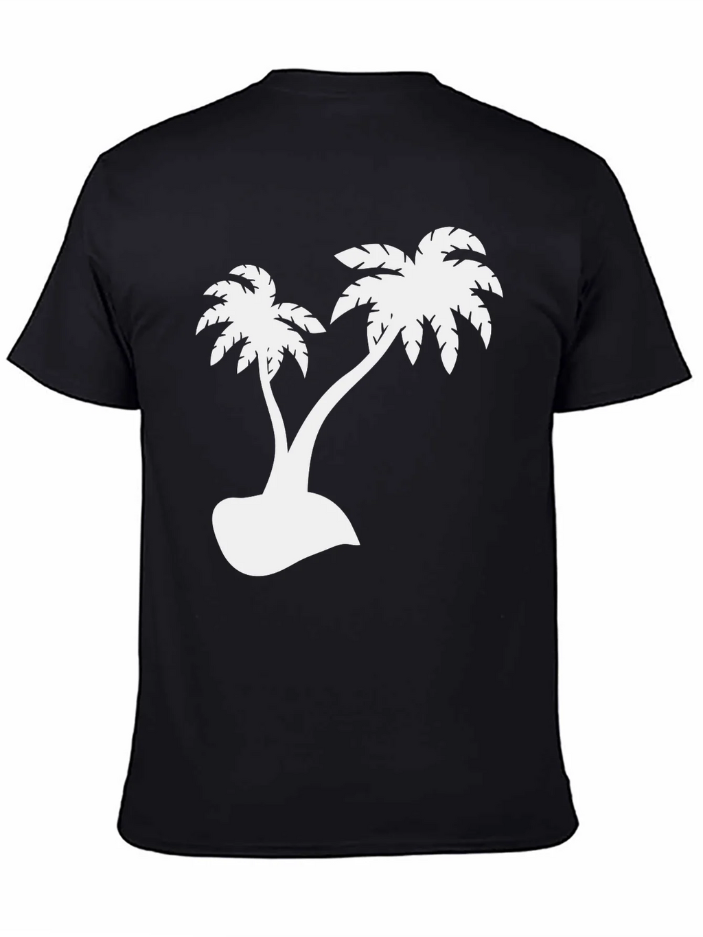Palm Tree Graphic Tee - Black Tropical Vibes product image 4