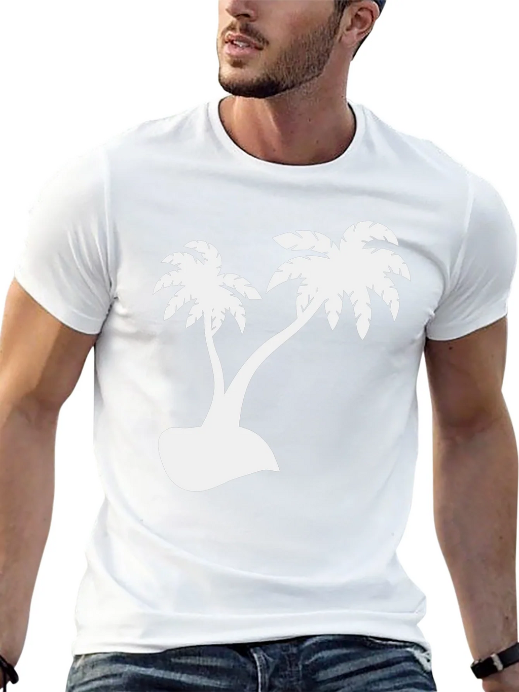 Palm Tree Graphic Tee - Black Tropical Vibes product image 12