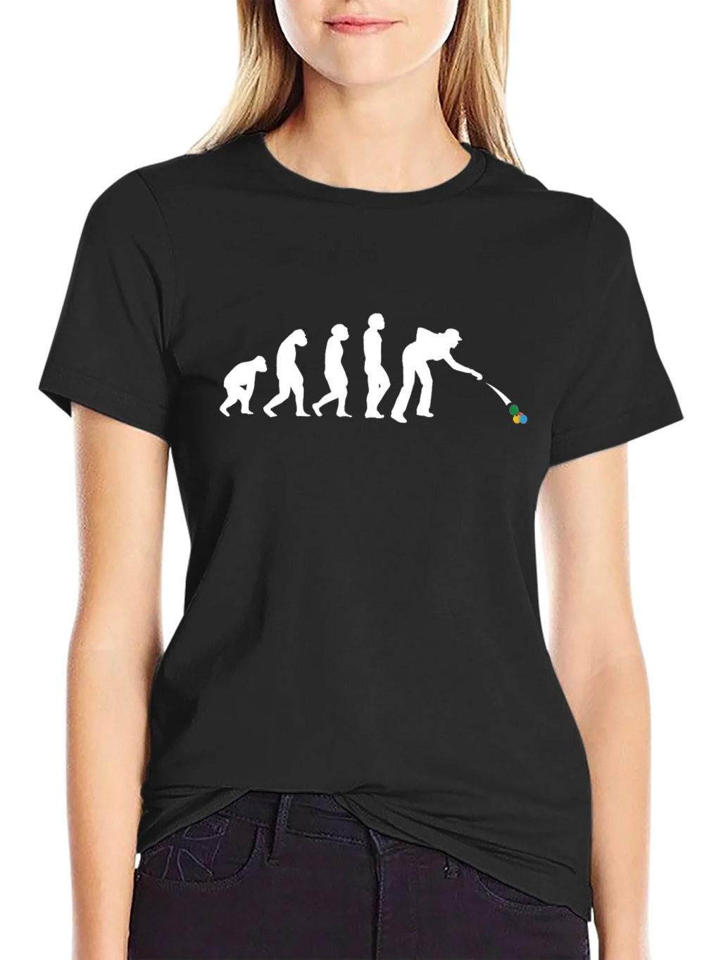 Evolution of Billiards T-Shirt - Black product image 2