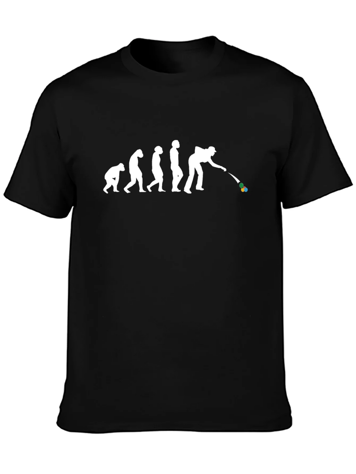 Evolution of Billiards T-Shirt - Black product image 3