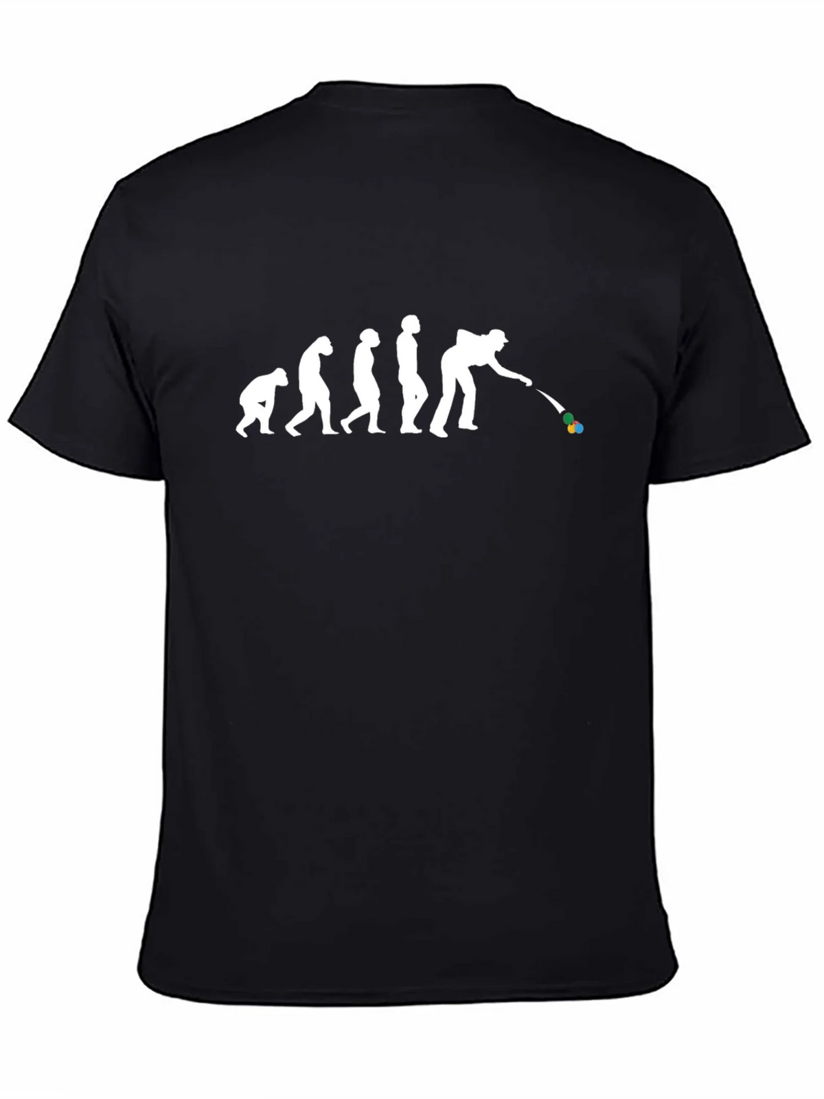 Evolution of Billiards T-Shirt - Black product image 4