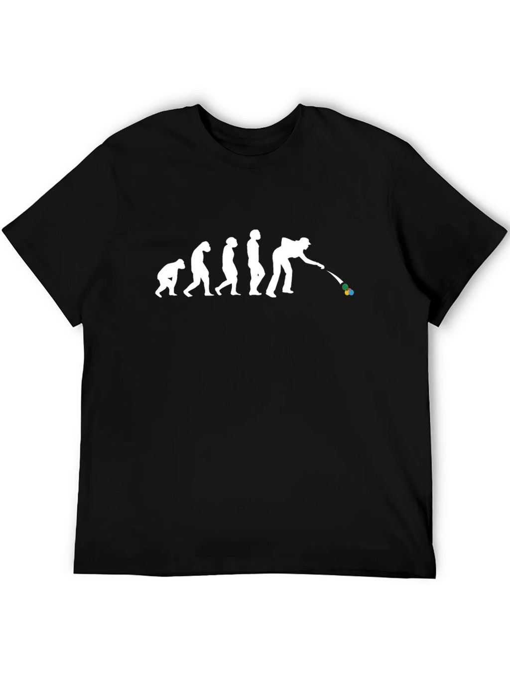 Evolution of Billiards T-Shirt - Black product image 5