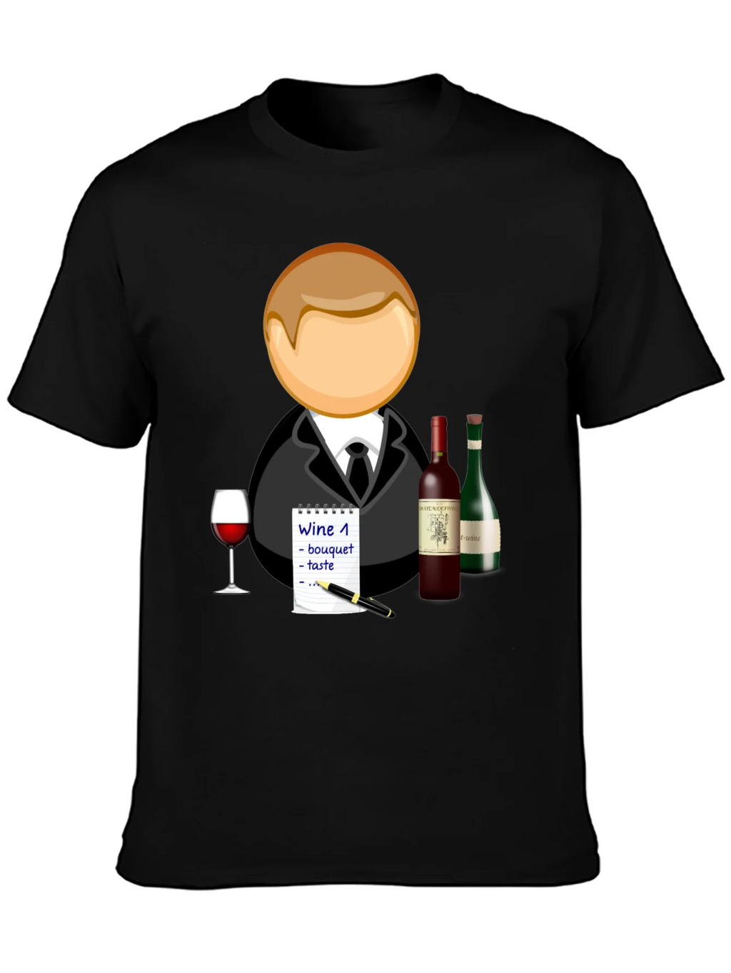 Wine Tasting T-Shirt - Connoisseur Design product image 3