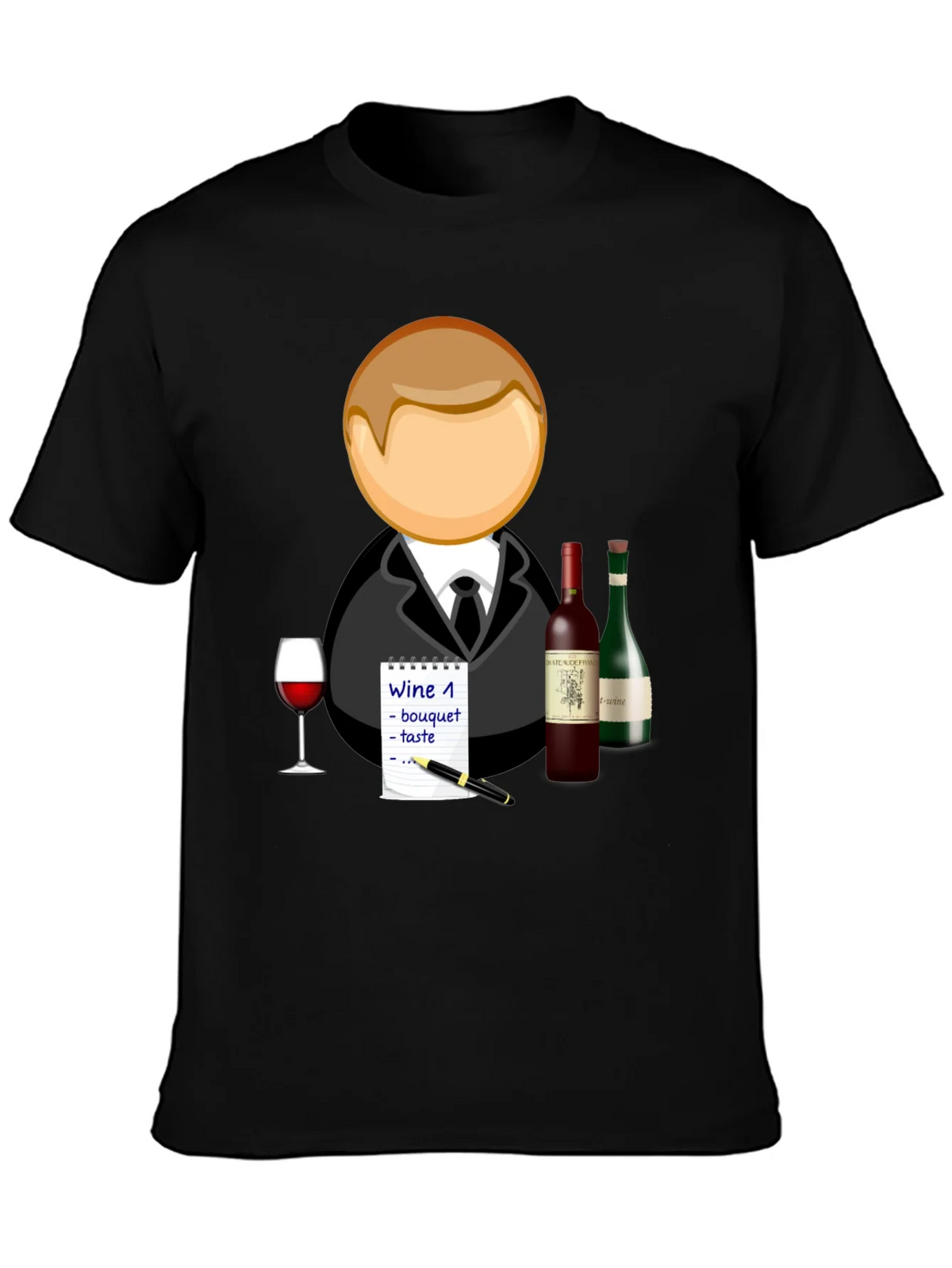Wine Tasting T-Shirt - Connoisseur Design product image 3