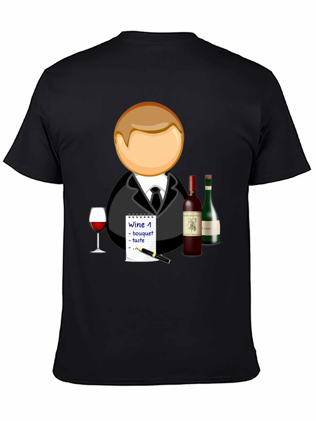 Wine Tasting T-Shirt - Connoisseur Design product image 4