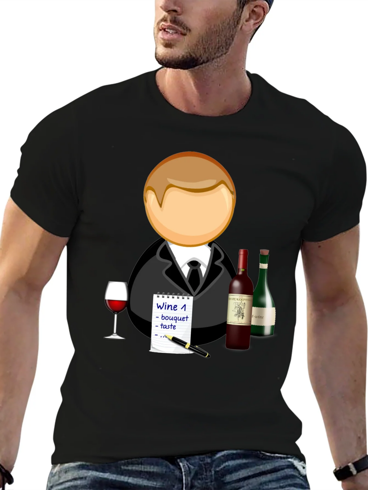 Wine Tasting T-Shirt - Connoisseur Design product image 6