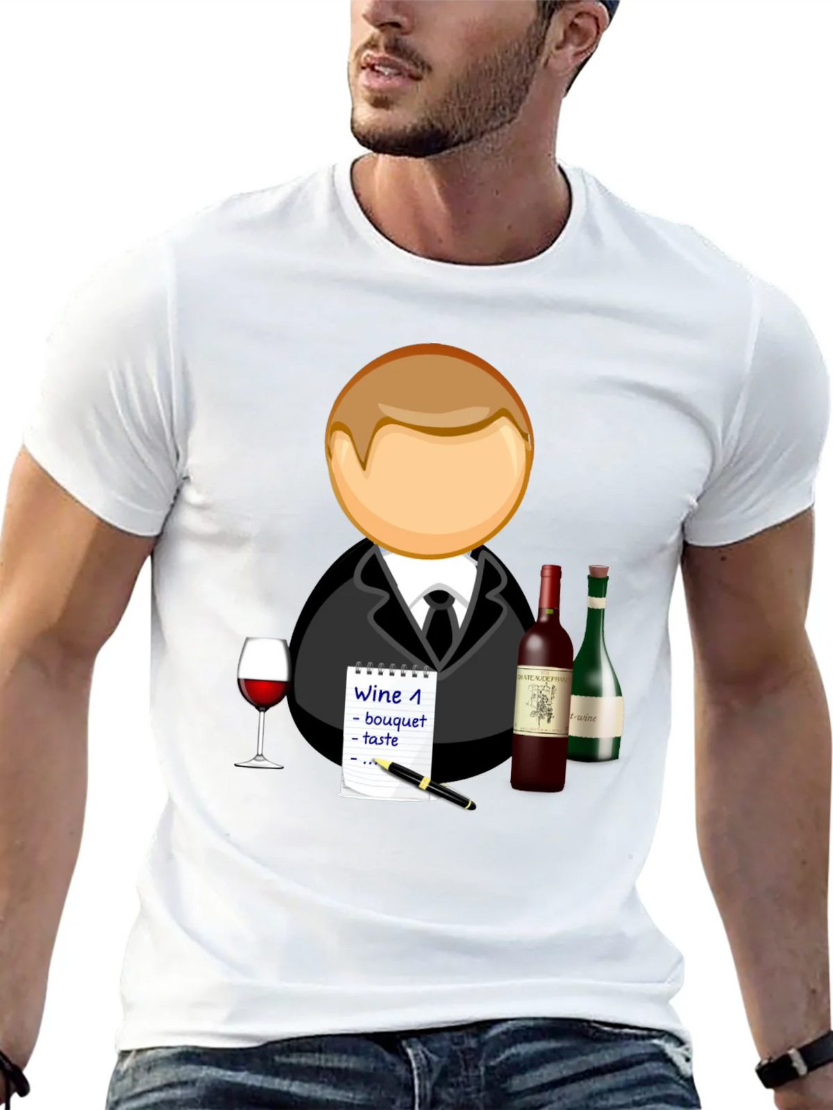Wine Tasting T-Shirt - Connoisseur Design product image 12