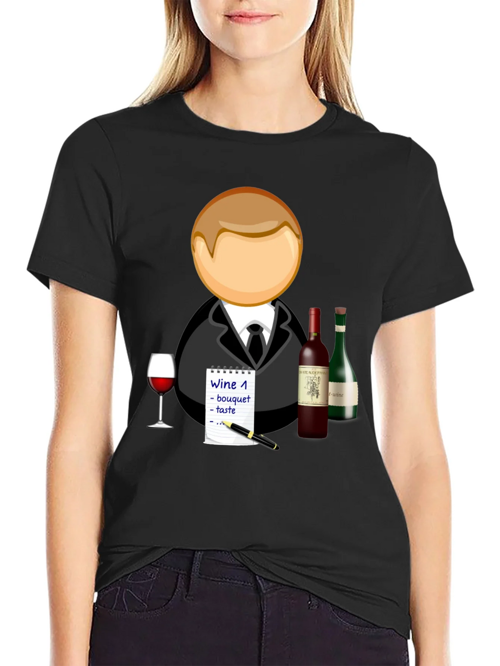 Wine Tasting T-Shirt - Connoisseur Design product image 2