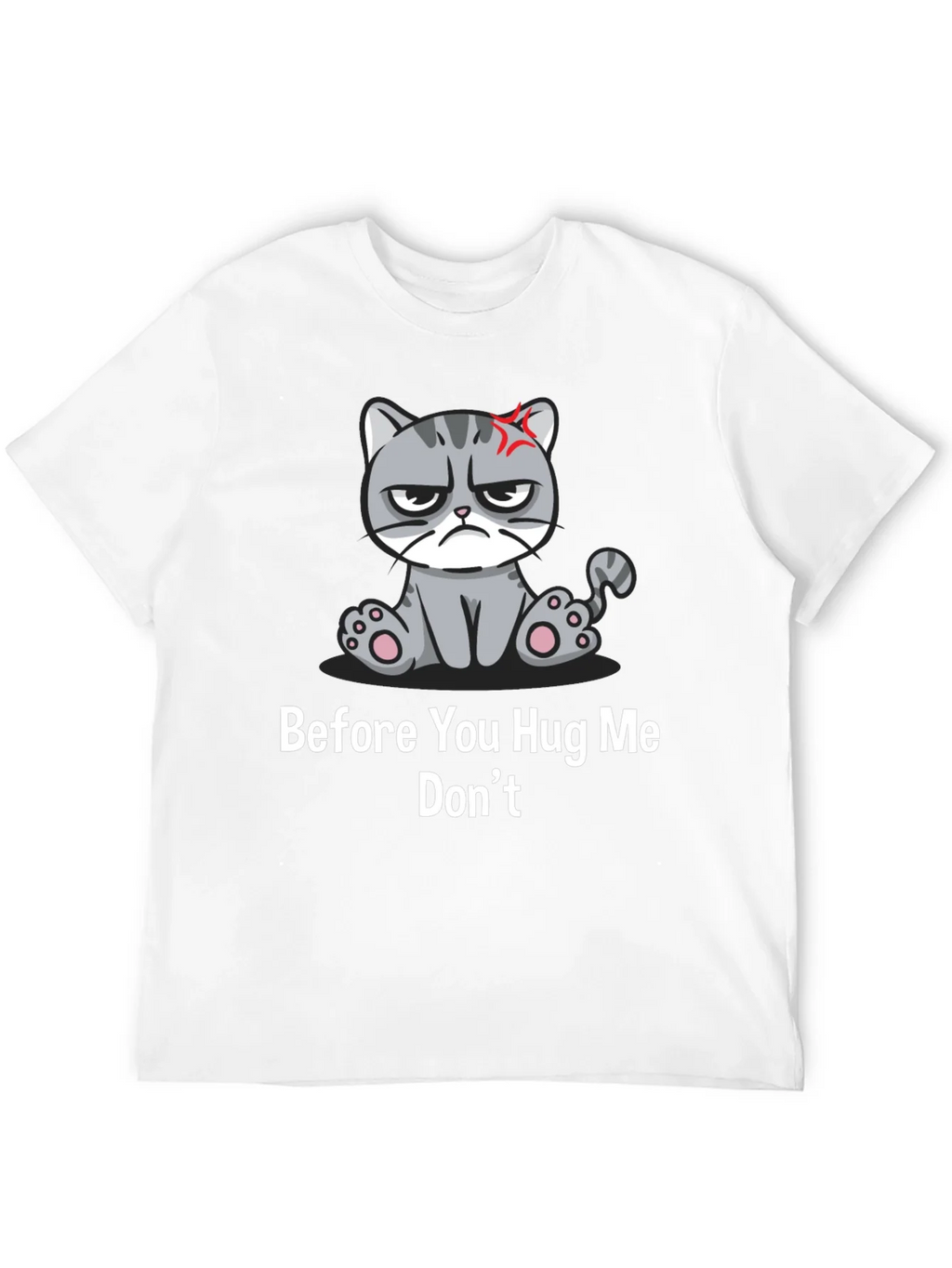 Grumpy Cat Graphic Tee - Before You Hug Me Dont Black product image 10