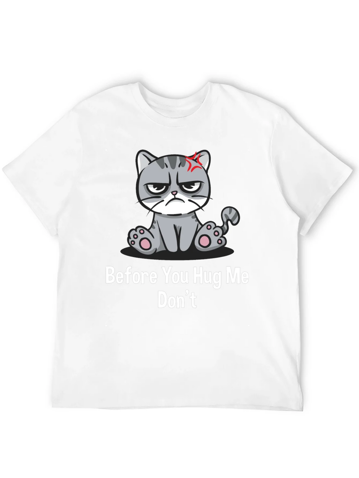 Grumpy Cat Graphic Tee - Before You Hug Me Dont Black product image 10