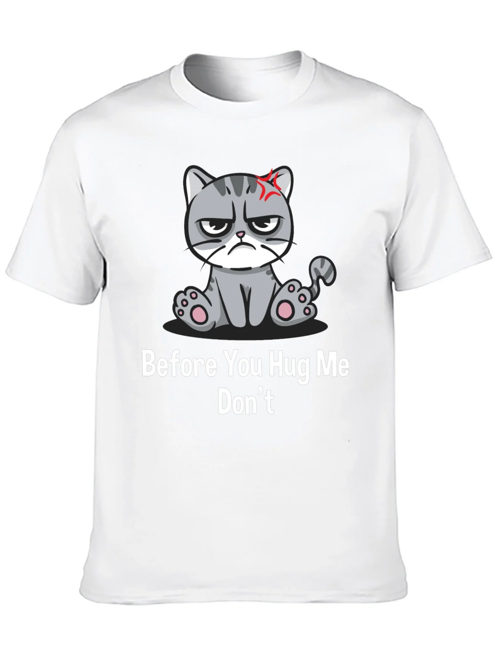 Grumpy Cat Graphic Tee - Before You Hug Me Dont Black product image 8