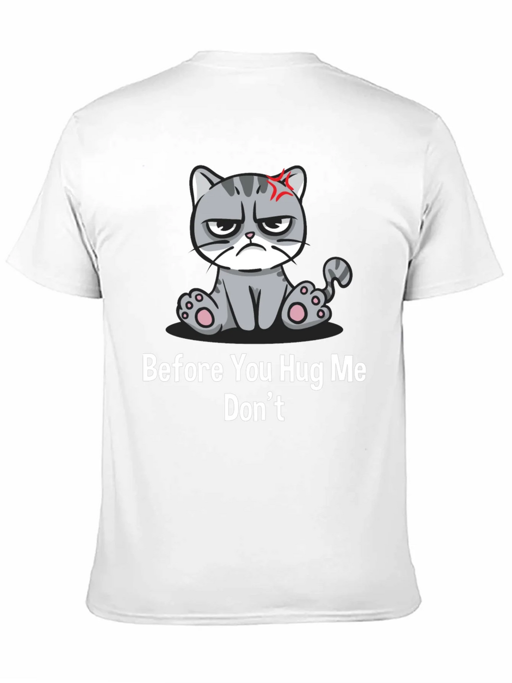 Grumpy Cat Graphic Tee - Before You Hug Me Dont Black product image 9