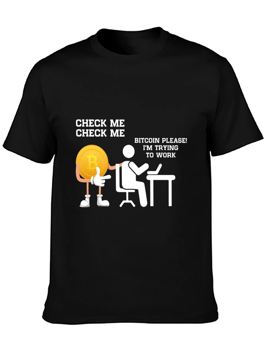 Check Me Bitcoin T-Shirt product image 3