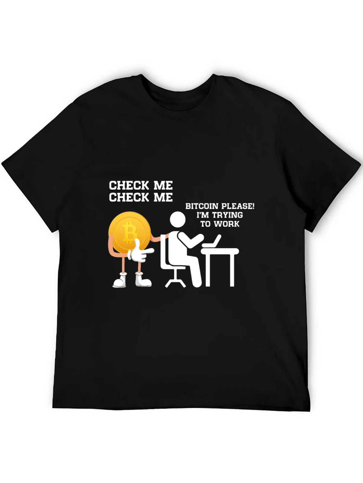 Check Me Bitcoin T-Shirt product image 5