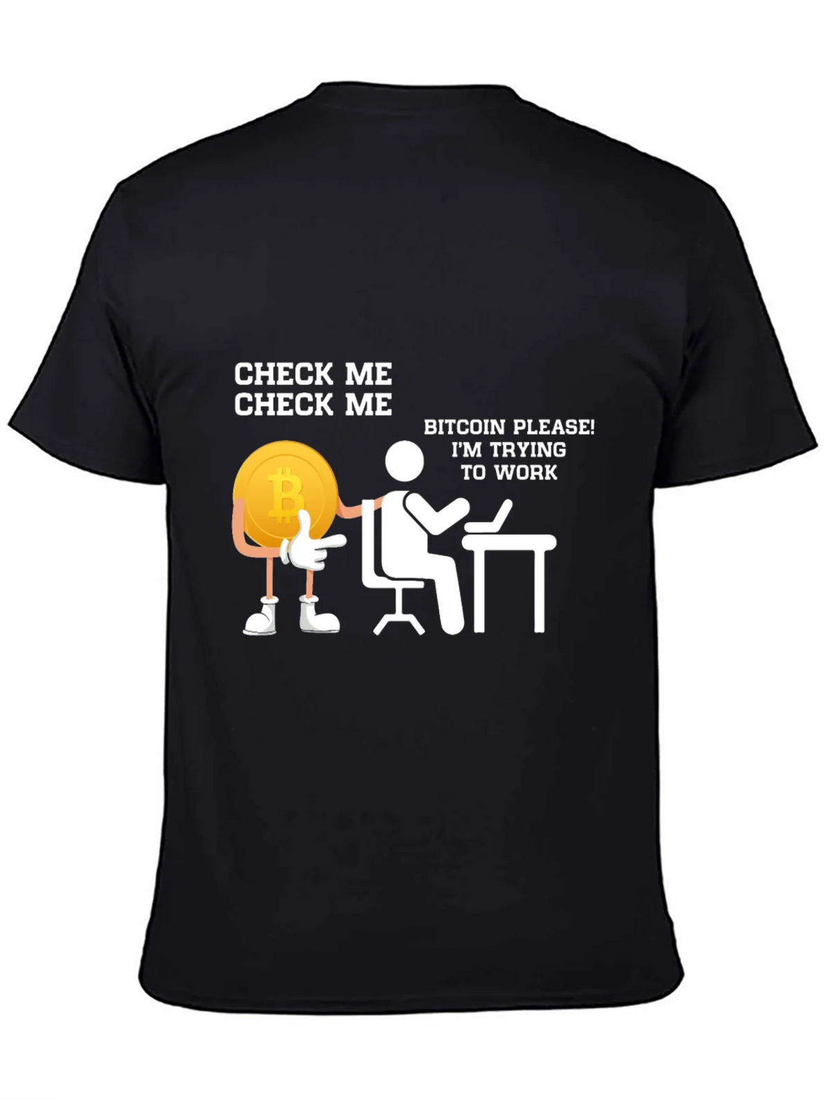 Check Me Bitcoin T-Shirt product image 4